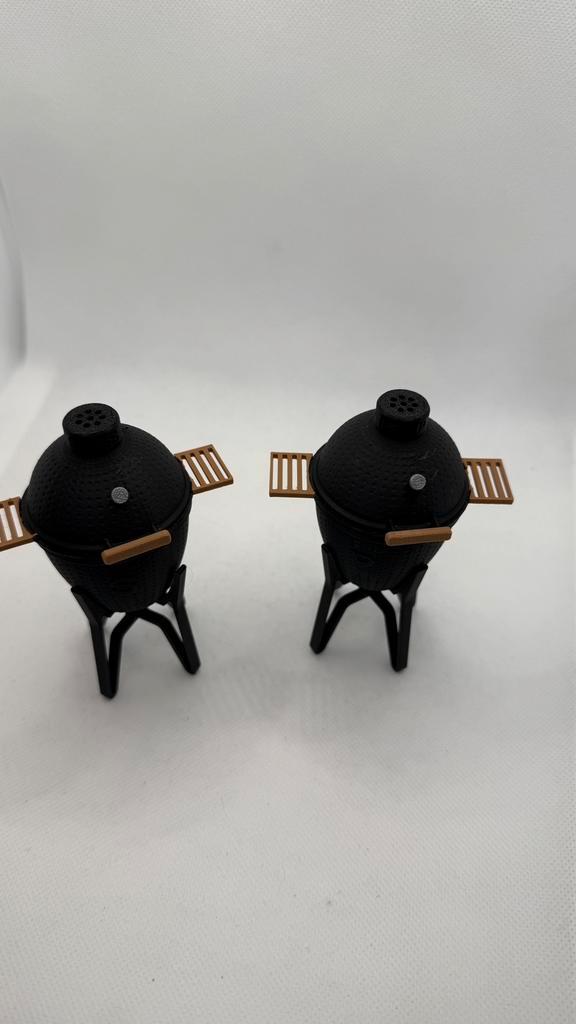 Mini BBQ zwart peper en zout set, Tuin en Terras, Barbecue-accessoires, Zo goed als nieuw, Ophalen of Verzenden