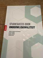 Studiesucces door Onderwijskwaliteit - 2019 Cohen-Schotanus, Ophalen of Verzenden, Zo goed als nieuw, HBO, Cohen-Schotanus, Visser, Jansen & Bax