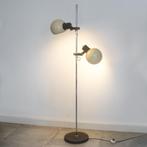 Vintage, retro vloerlamp, bollenlamp, staande lamp, 150 tot 200 cm, Gebruikt, Metaal, Ophalen