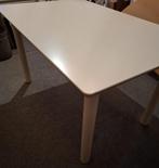 Eetkamertafel wit 139x89 cm, Huis en Inrichting, Tafels | Eettafels, Ophalen, Gebruikt, 100 tot 150 cm, 50 tot 100 cm