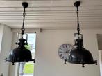 2x hanglamp industrieel - Rofra Home, Huis en Inrichting, Lampen | Hanglampen, Ophalen, Zo goed als nieuw, Metaal, Minder dan 50 cm