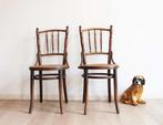 Originele vintage Thonet stoelen. Houten retro cafe stoel, 2, Antiek en Kunst, Antiek | Meubels | Stoelen en Banken, Ophalen