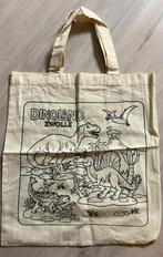 Nieuw linnen tas dinosaurus om in te kleuren kleurplaat, Ophalen of Verzenden, Zo goed als nieuw