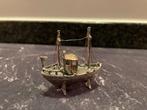 zilveren miniatuur kotter, Ophalen of Verzenden, Zilver