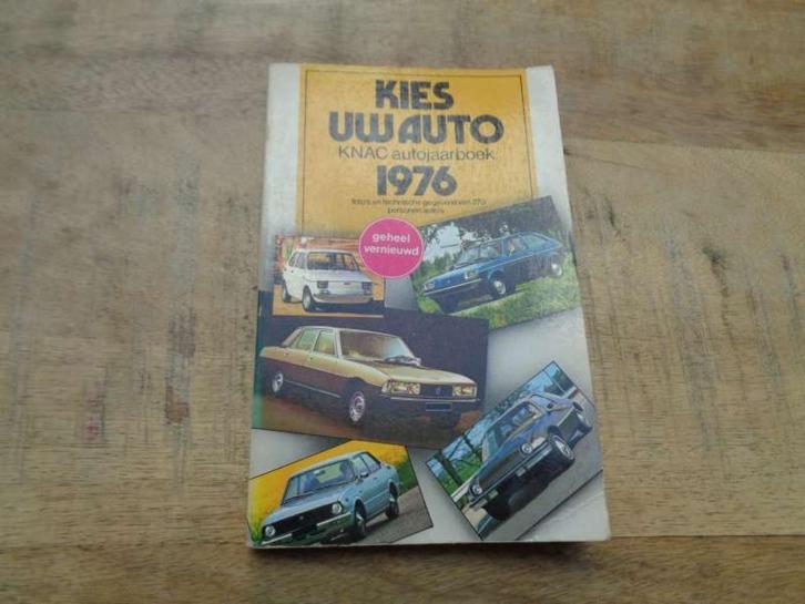 Kies uw Auto 1976 - KNAC Autojaarboek - Nederlands, Boeken, Auto's | Boeken, Gelezen, Algemeen, Verzenden