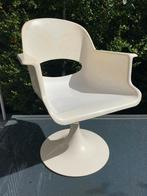 Vintage Kurz Tulip Stoel - Space Age Design, Kunststof, Gebruikt, Wit, Ophalen of Verzenden