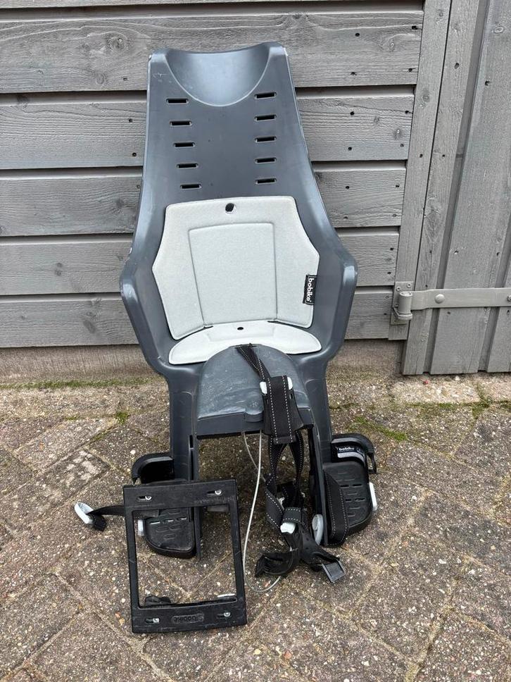 Bobike Maxi Achterzitje - Veilig en Comfortabel, Fietsen en Brommers, Fietsaccessoires | Fietsstoeltjes, Gebruikt, Achterzitje