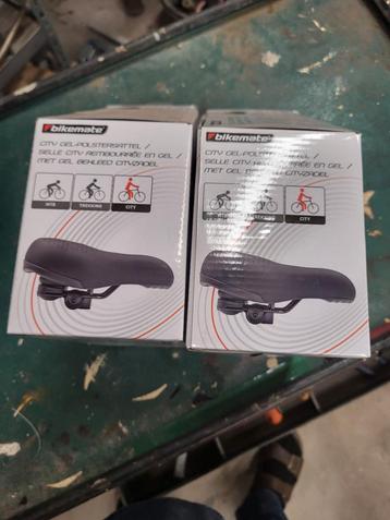 Nieuwe Bikemate Gel Fietszadels - Set van 2 beschikbaar voor biedingen