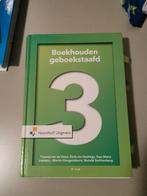 Boekhouden geboekstaafd 3 - Noordhoff, Boeken, Studieboeken en Cursussen, Gelezen, Yvonne van de Voort, e.a., Beta, HBO