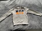 Hema grijze sweater met oranje/donkerblauwe tekst, Trui of Vest, Ophalen of Verzenden, Zo goed als nieuw, Hema
