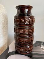 Vintage West Germany 70’s Vaas/Vase bruin/brown, Ophalen of Verzenden