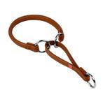 WAUDOG Soft Choke Halsband Leer XS Nek 21-30 cm Bruin KOOPJE, Ophalen of Verzenden, Handgemaakt, Nieuw
