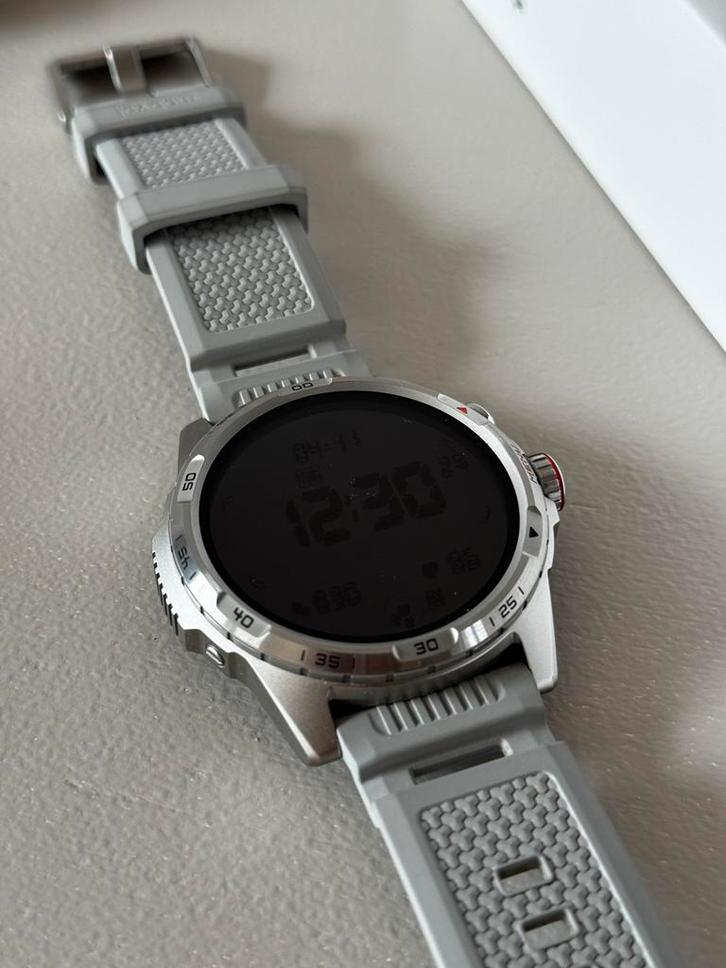 Ticwatch Atlas - Zo goed als nieuw!, Sieraden, Tassen en Uiterlijk, Smartwatches, Zo goed als nieuw, Android, Grijs, Afstand, Waterdicht