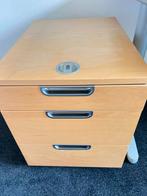 Ikea Galant ladeblok op wielen berken fineer, Huis en Inrichting, Kasten | Ladekasten, Minder dan 50 cm, Gebruikt, Modern Ikea