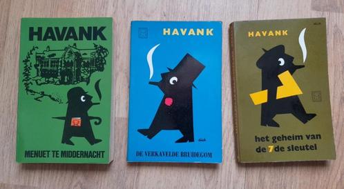 Drie  stuks Havank pocket boeken., Boeken, Detectives, Gelezen, Ophalen of Verzenden