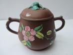 Oude Chinese porselein aardewerk yixing suikerpot, Antiek en Kunst, Ophalen of Verzenden