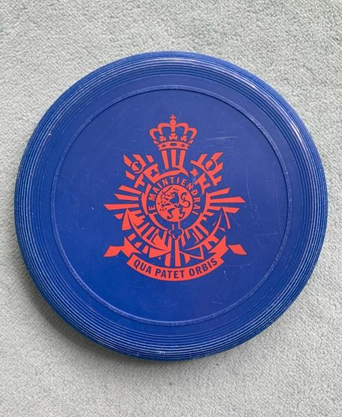 Frisbee Korps Mariniers - blauw met rood wapen, Verzamelen, Militaria | Algemeen, Marine, Overige typen, Nederland, Ophalen of Verzenden