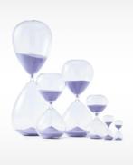 Pols Potten Zandloper Lila XS - Nieuw, Ophalen, Nieuw, Analoog, Overige typen