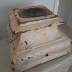 Poer, kandelaar, hout, Ophalen, Zo goed als nieuw, Hout, 25 tot 50 cm