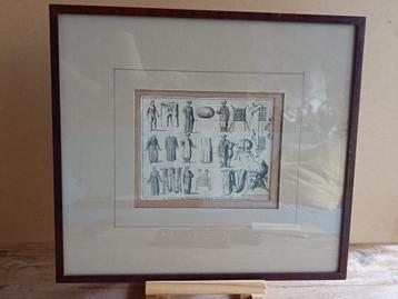 Gravure - Kleding Joodse hoge priester (ca.1700) beschikbaar voor biedingen