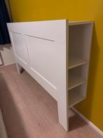 BRIMNES IKEA hoofdeinde 180cm - Wit met opbergruimte, Huis en Inrichting, Slaapkamer | Bedden, Ophalen, Gebruikt, Wit, Tweepersoons