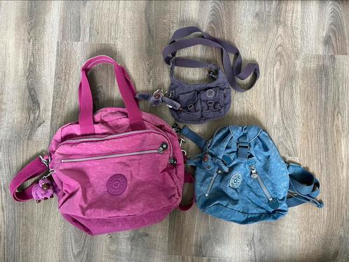 Kipling Bag Set – 3 Original Bags, Sieraden, Tassen en Uiterlijk, Tassen | Damestassen, Zo goed als nieuw, Blauw, Ophalen