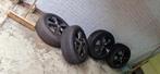 4 banden met velg, Ophalen, Gebruikt, Banden en Velgen, 17 inch