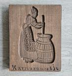 Houten Speculaasplank Karnvrouwtje - origineel handgestoken, Antiek en Kunst, Ophalen of Verzenden