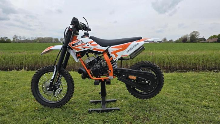Crossbrommer 50cc 2 takt, Fietsen en Brommers, Brommers | Crossbrommers, Zo goed als nieuw, Overige merken, Ophalen