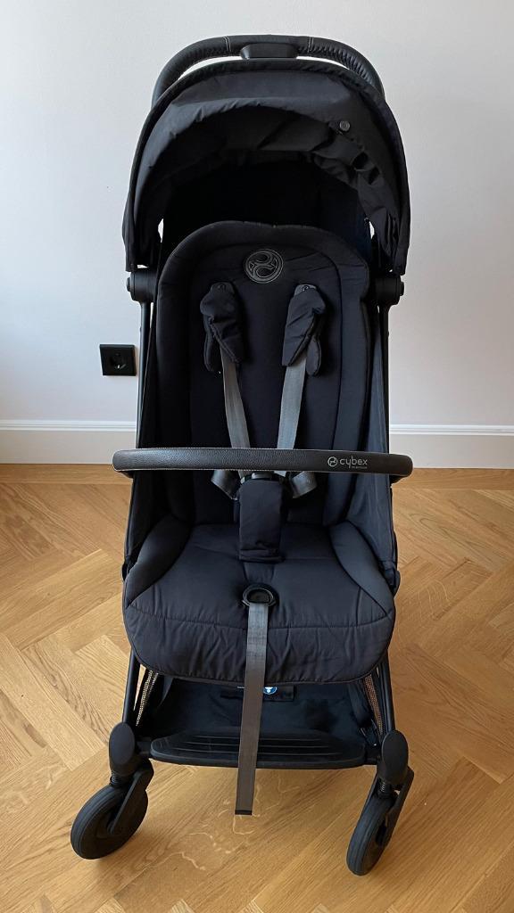 Cybex Platinum Coya – Mat Zwart Frame, Kinderen en Baby's, Kinderwagens en Combinaties, Zo goed als nieuw, Kinderwagen, Overige merken