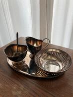 Douwe Egberts Melk en Suikerstel Zilverkleurig, Ophalen, Zilver