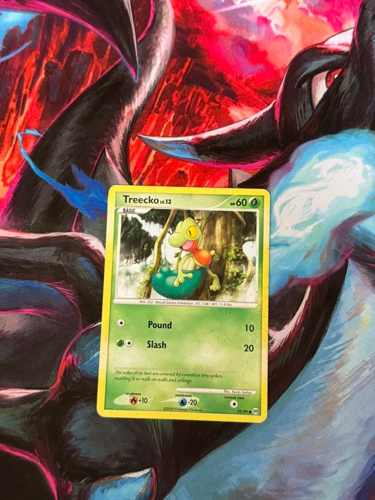 Pokémon kaarten Treecko #79, Ophalen of Verzenden, Zo goed als nieuw, Losse kaart