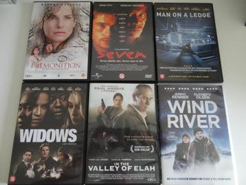 Diverse DVD's Thrillers beschikbaar voor biedingen