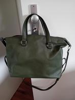 Groene schouder/handtas met binnenvak ., Ophalen of Verzenden, Gebruikt, Groen, Handtas