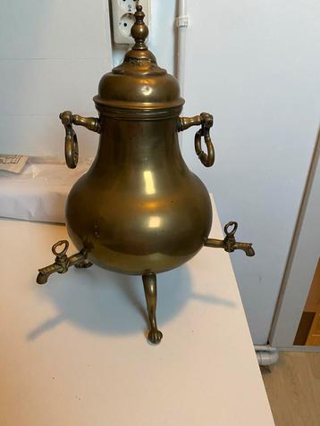 Antieke Koperen Wijnverwarmer/Punch Ketel beschikbaar voor biedingen