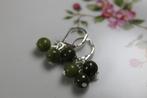 Jade oorbellen - Sieraden met groene edelsteen, Sieraden, Tassen en Uiterlijk, Oorbellen, Hangers, Nieuw, Ophalen of Verzenden