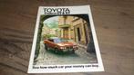 ZELDZAME USA Folder  TOYOTA  CELICA  GT & ST  ,  2-1975, Verzenden, Nieuw, Toyota