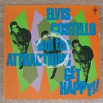 Elvis Costello And The Attractions ‎– Get Happy!, Cd's en Dvd's, Vinyl | Pop, Ophalen of Verzenden, 1960 tot 1980, Gebruikt, 12 inch