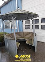 Rond prieel zitje, Ophalen, Gebruikt, Tuinpaviljoen
