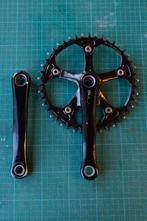 Sugino messenger met Garbaruk chainring 46T, Fietsen en Brommers, Fietsonderdelen, Ophalen of Verzenden, Gebruikt, Racefiets, Crankstel of Pedalen