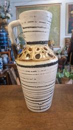 West Germany Vaas 407-35 crème bruin, Antiek en Kunst, Antiek | Vazen, Ophalen of Verzenden