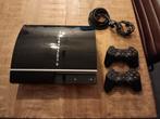 Playstation 3 met 2 controllers, PHAT 80gb, Gebruikt, Phat, Met 2 controllers, Met harde schijf