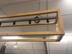 Nieuw! Rechthoekige eiken houten hanglamp B152xD35xH35cm, Ophalen, ., ., Minder dan 50 cm