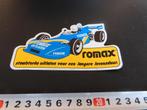 sticker F1 strip ROMAX staalsterke uitlaten langere levensdu, Verzamelen, Ophalen, Zo goed als nieuw