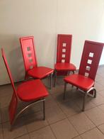 Stoelen rood, Huis en Inrichting, Stoelen, Ophalen of Verzenden, Zo goed als nieuw, Rood