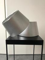 2 zilveren lampen kappen loods 5, Huis en Inrichting, Lampen | Hanglampen, Ophalen of Verzenden, Gebruikt, Minder dan 50 cm