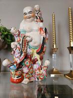 Prachtige chinees boeddah beeld 36x22 cm familie rose decor, Ophalen of Verzenden, Zo goed als nieuw