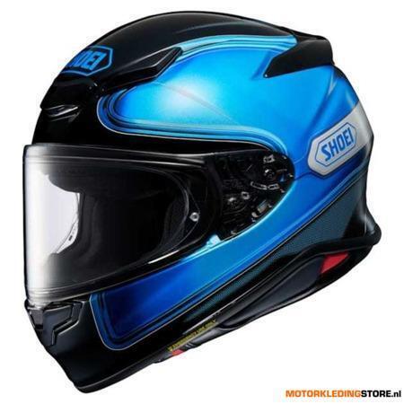 Shoei NXR2 Sheen integraalhelm, Blauw-Zwart, Motoren, Kleding | Motorhelmen, Nieuw met kaartje, Ophalen of Verzenden
