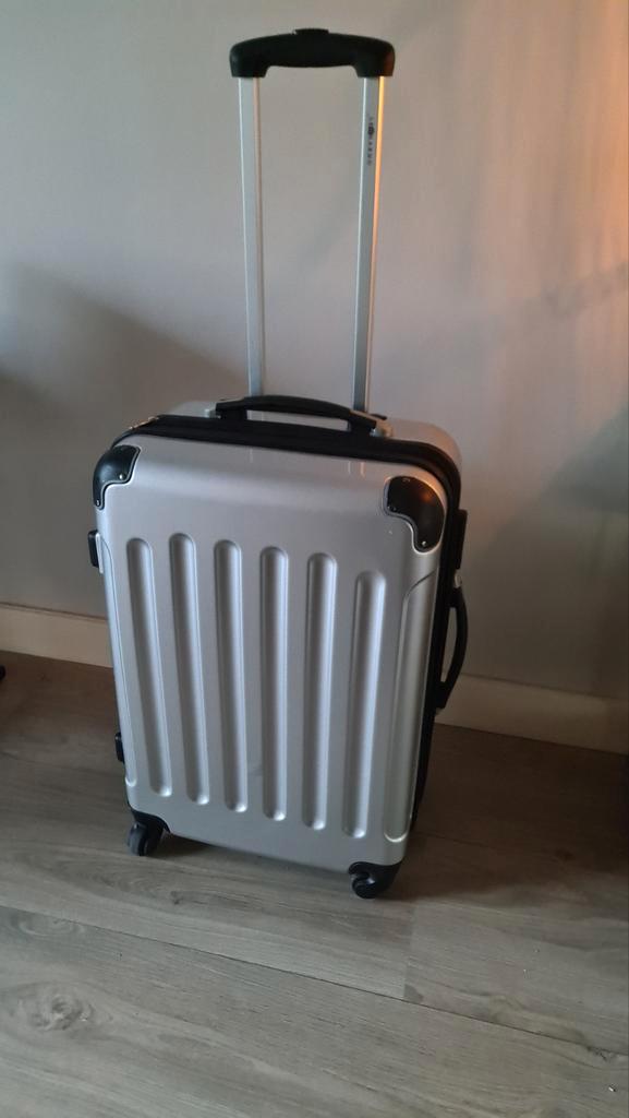 Z.G.A.N. Leonardo Hardkunstof Koffer - Grijs, Sieraden, Tassen en Uiterlijk, Koffers, Ophalen