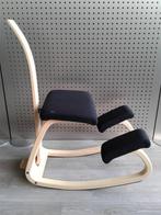 Variér (Stokke) Variable Balans met Rug (Zwart), Als Nieuw!, Huis en Inrichting, Bureaustoelen, Zwart, Ophalen of Verzenden, Zo goed als nieuw